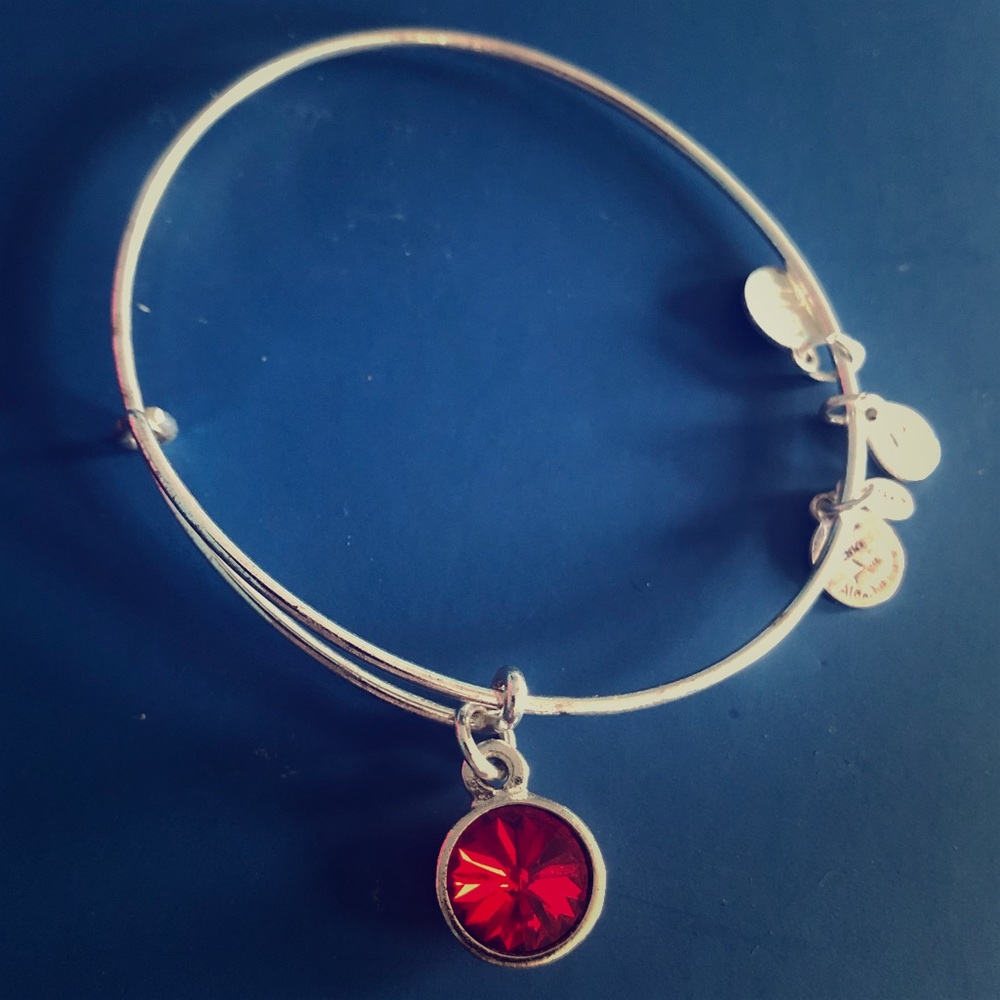 Alex & Ani Charm Bangle- Ruby